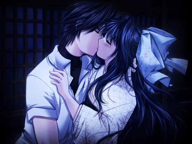 cute anime couples kiss. cute anime couples kiss. cute
