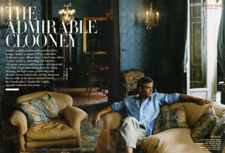 George Clooney CLOONEY 200310 Homem mais bonito do mundo pela Vanity Fair Votação