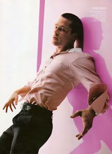 Brad Pitt PITT 200406 Homem mais bonito do mundo pela Vanity Fair Votação