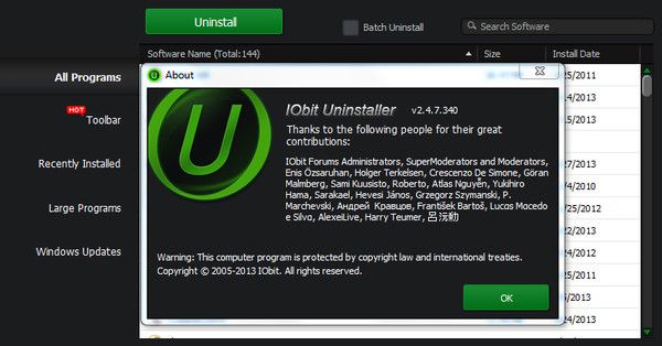 Programa Uninstaller bom para desinstalar outros programas iobit uninstaller tela Programa Uninstaller bom para desinstalar outros programas