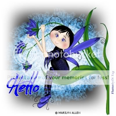 smiley: Hello Blue Tag - keystrokes: