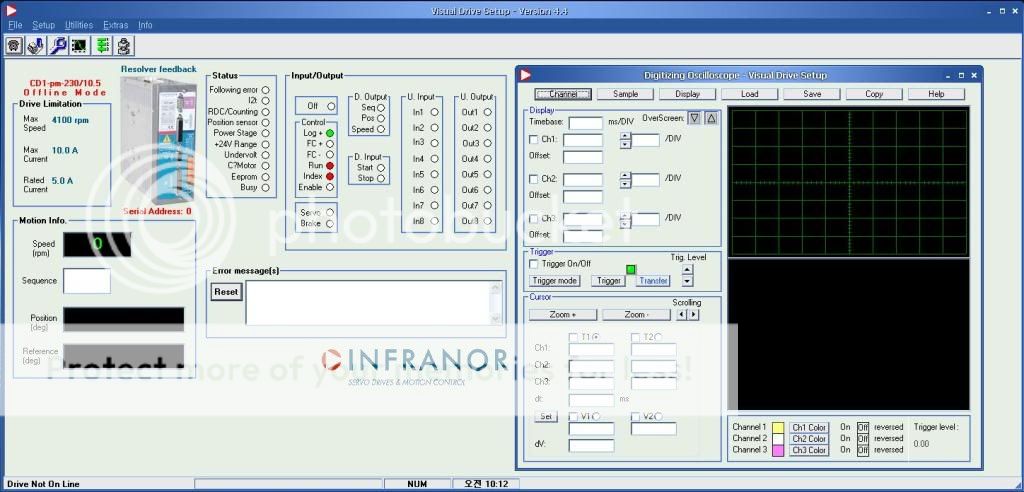 INFRANOR CD1 MULTI PURPOSE AC SERVO DRIVER CNC ROUTER  