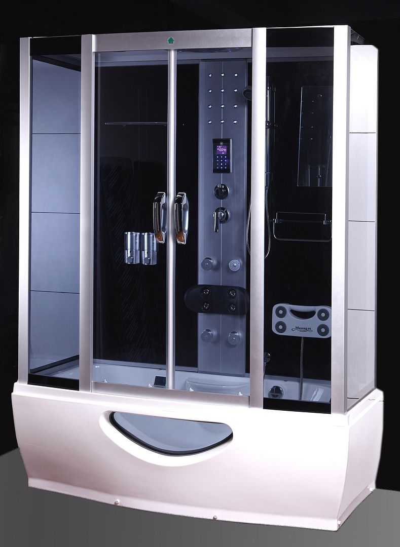 Box doccia idromassaggio vasca sauna arredo bagno turco cabina ... Vasche da bagno con box doccia incorporato