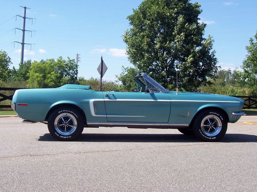 1968 Ford mustang in tahoe turquoise #6