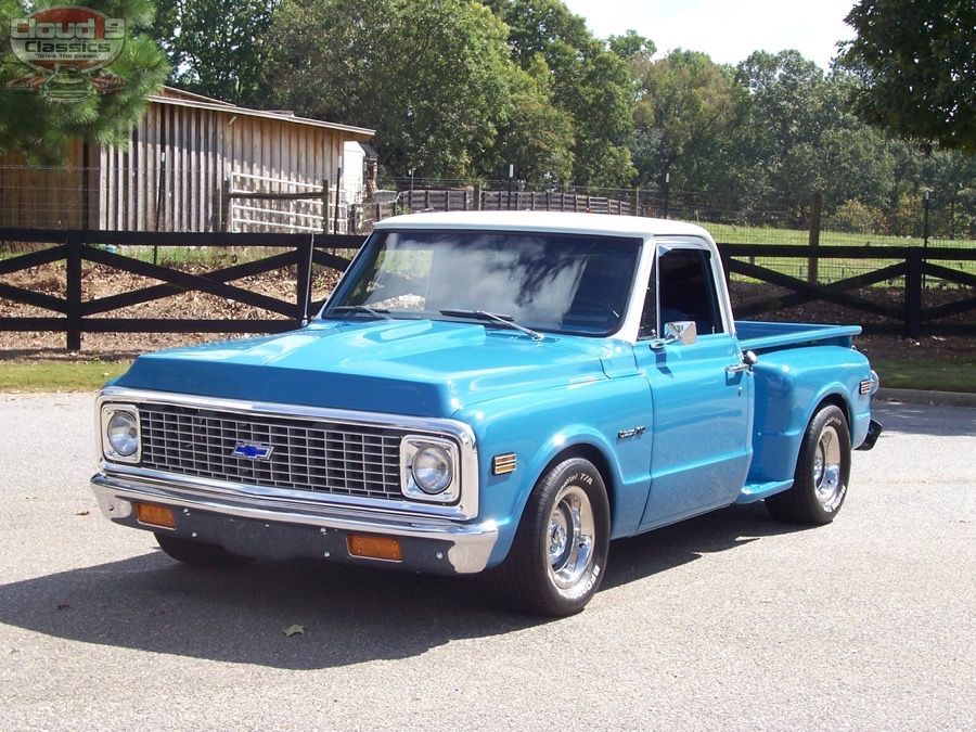 1971 Chevrolet C-10 Stepside Shortbed Truck - SOLD - Cloud 9 Classics