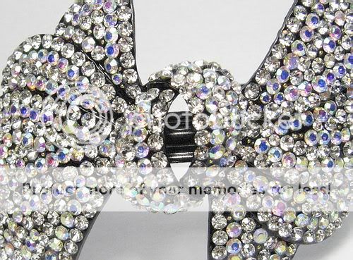 LG SEXY HAIR BARRETTE CLIP PONY HOLDER AUSTRIAN RHINESTONE CRYSTAL 