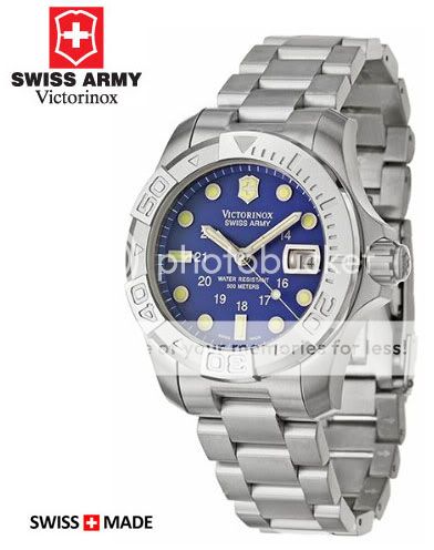   Swiss Army 241173 Dive Master 500 Mens 316L Steel Band Divers Watch